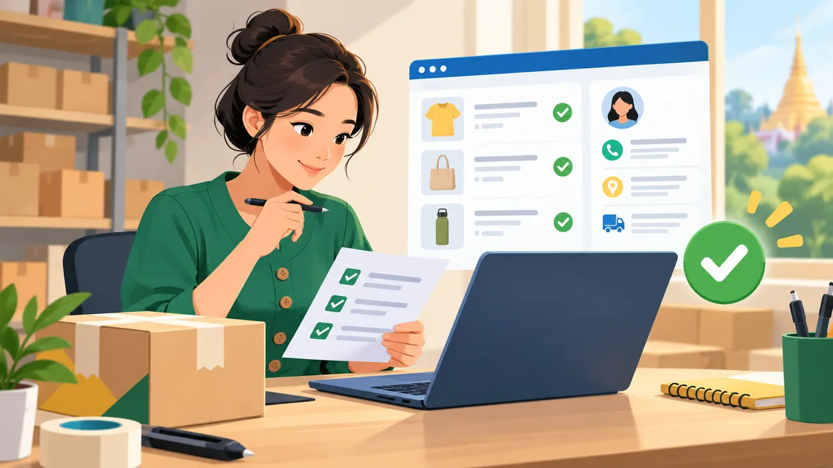 ဝယ်သူ Order ကို ဘယ်လိုသေချာစစ်ပြီး Confirm လုပ်မလဲ?