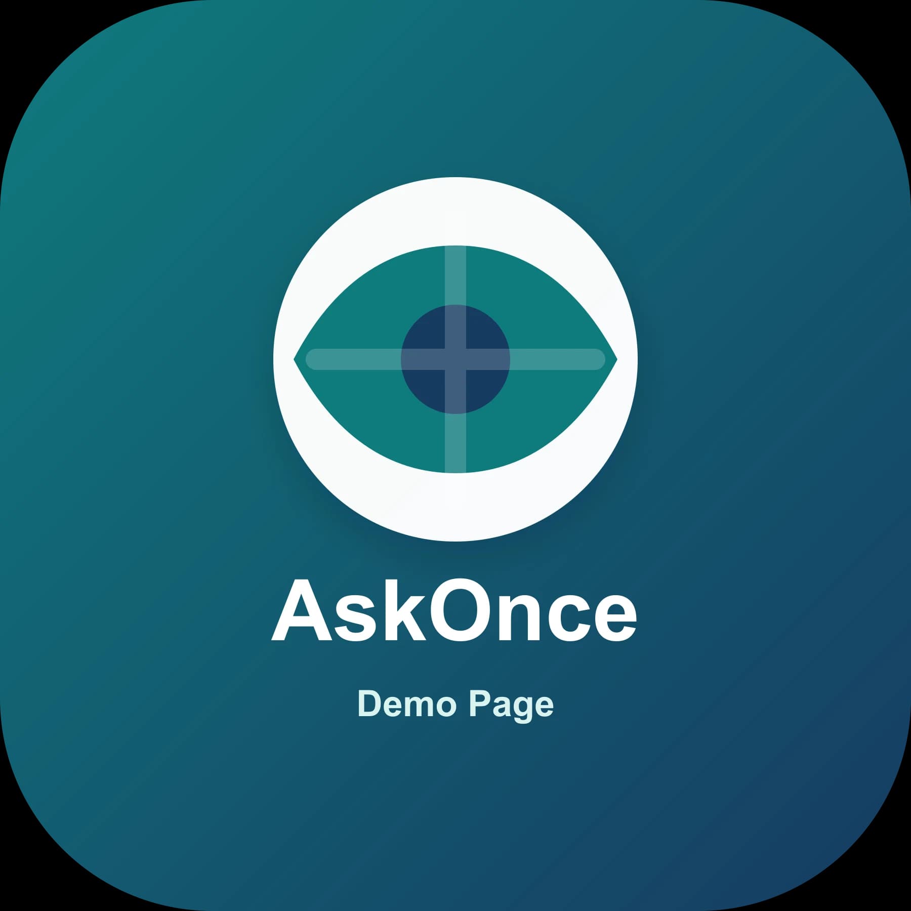 AskOnce Demo Page