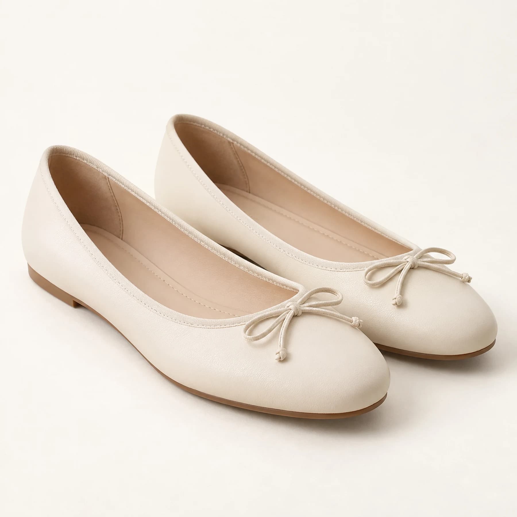Flat Shoes Cream